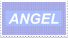 a stamp of the word ANGEL