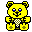 a yellow teddy bear